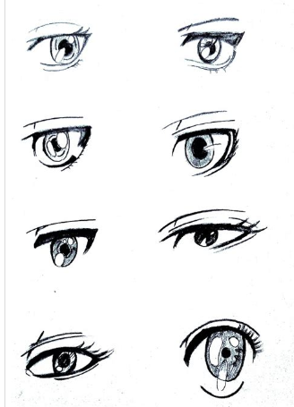 Langkah Untuk Menggambar Mata Anime Yang Ekspresif
