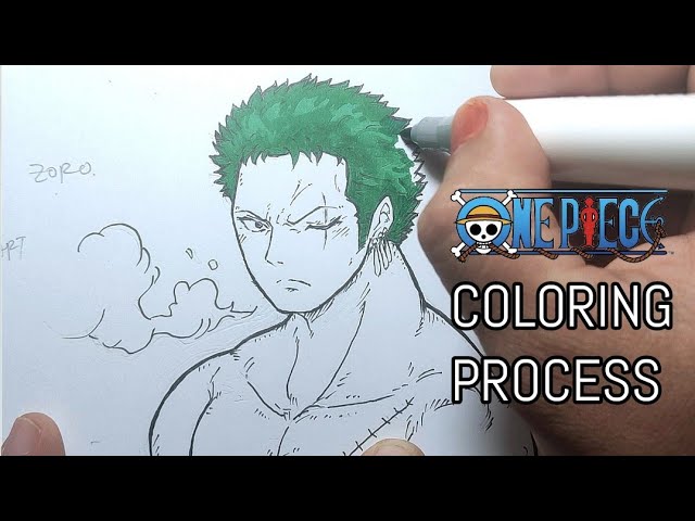 Teknik Mewarnai Karakter One Piece Dengan Digital Painting